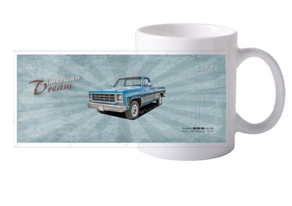 Keramiktasse mit Motiv von Pickup KTaPu2020-17